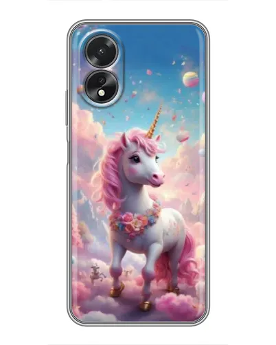 Чехол для OPPO A18 с картинкой «Единорог среди облаков» Чехол для OPPO A18 с картинкой «Единорог среди облаков»