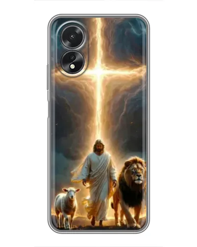 Чохол для OPPO A18 з картинкою «Лев Юди та Світло»