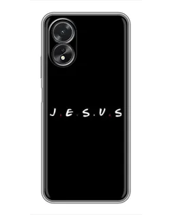 Чохол для OPPO A18 з картинкою «Крапки віри J.E.S.U.S.»