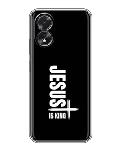 Чохол для OPPO A18 з картинкою «Вертикаль віри Jesus»