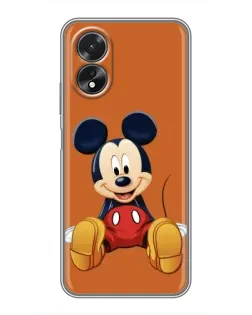 Чехол для OPPO A18 с картинкой «Микки отдыхает»