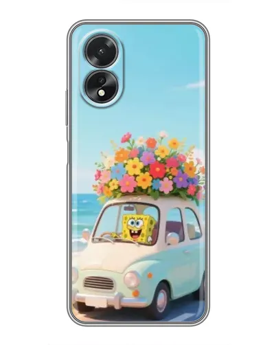 Чехол для OPPO A18 с картинкой «Автомобильное путешествие»