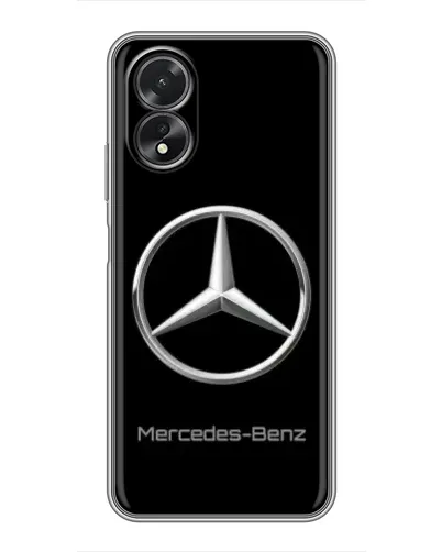 Чехол для OPPO A18 с картинкой «Mercedes Silver Logo»