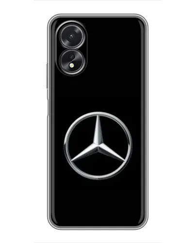Чехол для OPPO A18 с картинкой «Mercedes классический лого»