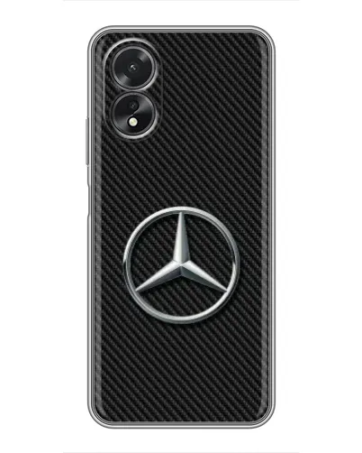 Чехол для OPPO A18 с картинкой «Карбоновый Mercedes стиль» Чехол для OPPO A18 с картинкой «Карбоновый Mercedes стиль»