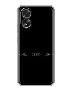 Чохол для OPPO A18 з картинкою «Audi — світловий підпис»