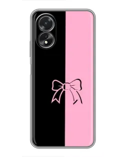 Чохол для OPPO A18 з картинкою «Половинки банту»