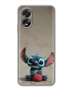 Чохол для OPPO A18 з картинкою «Стіч на чоричневому фоні» Чохол для OPPO A18 з картинкою «Стіч на чоричневому фоні»