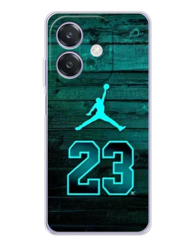 Чохол для OPPO A3 з картинкою «Jordan Cyan 23»