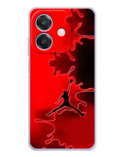 Чохол для OPPO A3 з картинкою «Jordan Red Smoke»