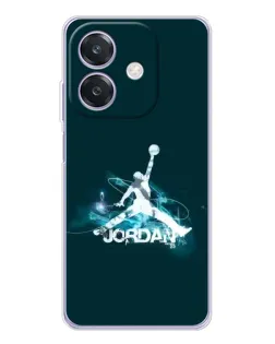 Чохол для OPPO A3 з картинкою «Jordan Blue Fire»