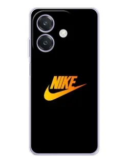 Чохол для OPPO A3 з картинкою «Золотий логотип Nike»