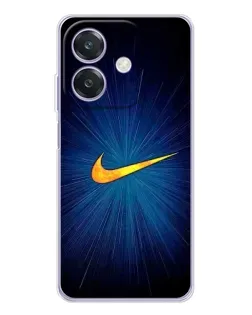 Чехол для OPPO A3 с картинкой «Синий пульс Nike» Чехол для OPPO A3 с картинкой «Синий пульс Nike»