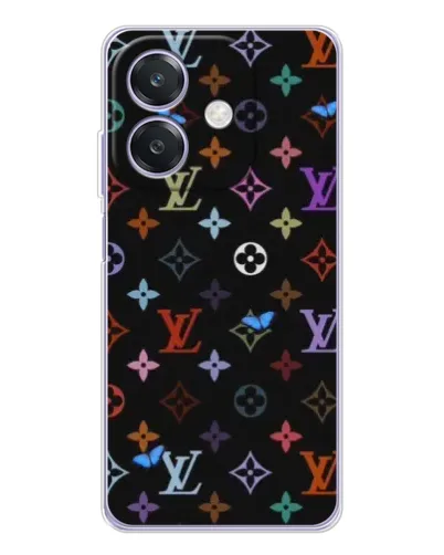 Чохол для OPPO A3 з картинкою «Кольорова монограма LV» Чохол для OPPO A3 з картинкою «Кольорова монограма LV»