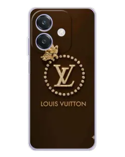 Чохол для OPPO A3 з картинкою «LV — золота печатка»
