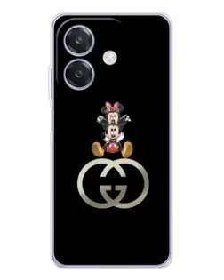 Чохол для OPPO A3 з картинкою «Мінні Маус на лого»