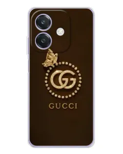 Чохол для OPPO A3 з картинкою «Gucci — золотий метелик»