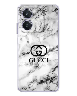 Чохол для OPPO A3 з картинкою «Gucci — мармуровий шик»