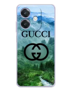Чохол для OPPO A3 з картинкою «Gucci — гірський пейзаж»