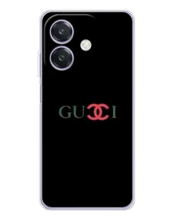 Чохол для OPPO A3 з картинкою «Gucci — червоний градієнт»