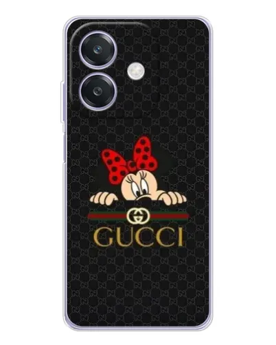 Чохол для OPPO A3 з картинкою «Мінні Маус Gucci — чорний» Чохол для OPPO A3 з картинкою «Мінні Маус Gucci — чорний»
