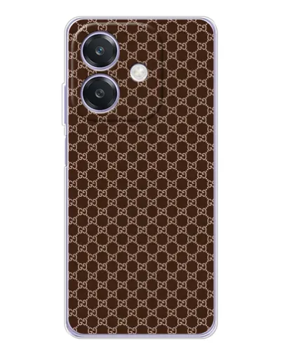 Чехол для OPPO A3 с картинкой «Gucci — шоколадная сетка» Чехол для OPPO A3 с картинкой «Gucci — шоколадная сетка»