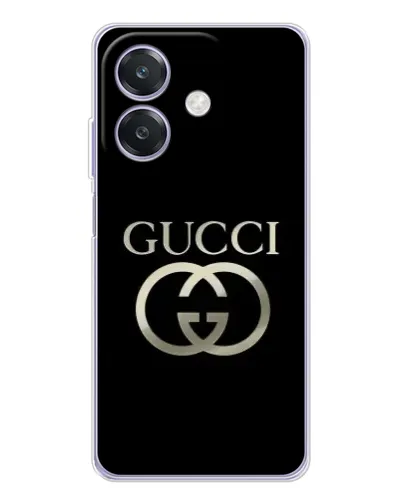 Чехол для OPPO A3 с картинкой «Gucci — золото на черном» Чехол для OPPO A3 с картинкой «Gucci — золото на черном»