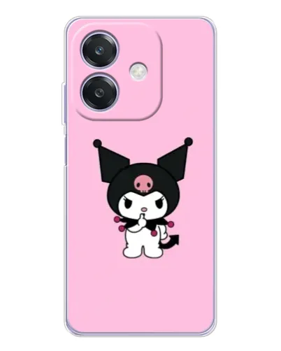 Чохол для OPPO A3 з картинкою «Kuromi — рожева ніжність»
