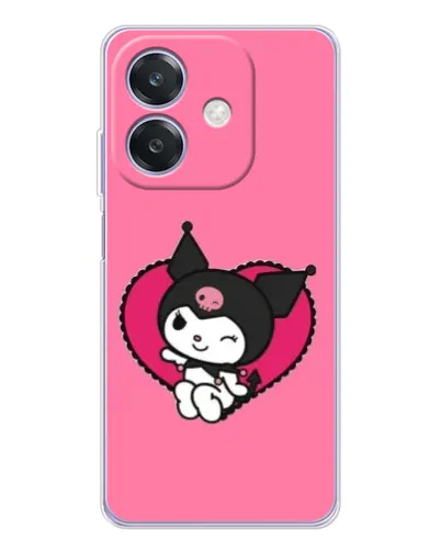 Чохол для OPPO A3 з картинкою «Kuromi — любов у серці»
