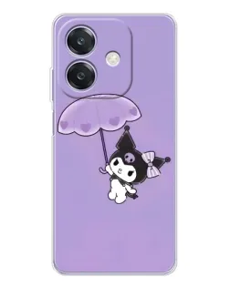 Чохол для OPPO A3 з картинкою «Kuromi з парасолькою» Чохол для OPPO A3 з картинкою «Kuromi з парасолькою»