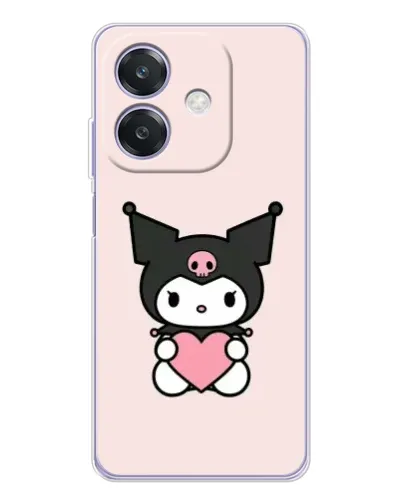 Чохол для OPPO A3 з картинкою «Kuromi та серце»