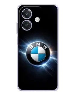 Чохол для OPPO A3 з картинкою «BMW — неонове сяйво»