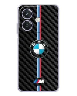Чохол для OPPO A3 з картинкою «Емблема BMW та карбон»