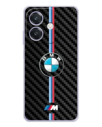 Чохол для OPPO A3 з картинкою «Емблема BMW та карбон»
