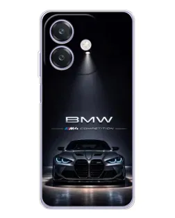 Чехол для OPPO A3 с картинкой «BMW сквозь ночной город» Чехол для OPPO A3 с картинкой «BMW сквозь ночной город»