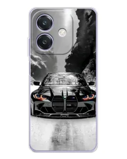 Чехол для OPPO A3 с картинкой «BMW — акварельный дрифт» Чехол для OPPO A3 с картинкой «BMW — акварельный дрифт»