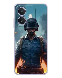 Чехол для OPPO A3 с картинкой «PUBG — реалистичный герой»