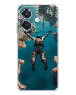 Чехол для OPPO A3 с картинкой «PUBG — свободное падение»