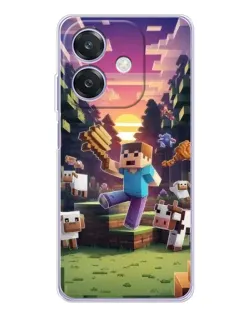 Чохол для OPPO A3 з картинкою «Стів на фермі» Чохол для OPPO A3 з картинкою «Стів на фермі»