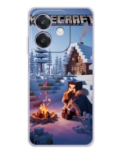 Чохол для OPPO A3 з картинкою «Зимовий Minecraft» Чохол для OPPO A3 з картинкою «Зимовий Minecraft»