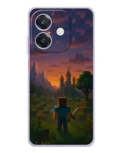 Чохол для OPPO A3 з картинкою «Стів біля вежі»