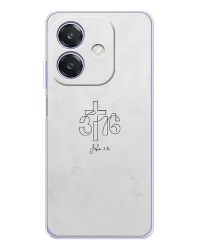 Чехол для OPPO A3 с картинкой «Иоанна 3:16 Крест» Чехол для OPPO A3 с картинкой «Иоанна 3:16 Крест»