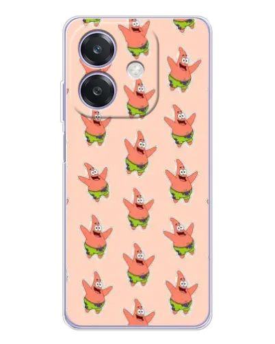 Чехол для OPPO A3 с картинкой «Патрик Стар паттерн»