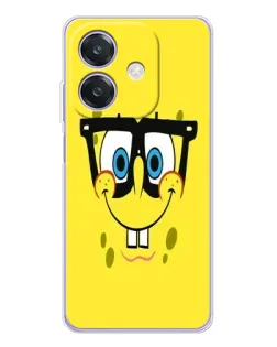 Чехол для OPPO A3 с картинкой «Минималистичный Спанч Боб»