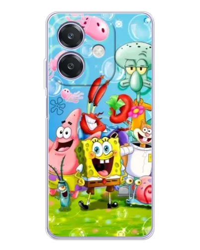 Чехол для OPPO A3 с картинкой «Губка Боб и друзья» Чехол для OPPO A3 с картинкой «Губка Боб и друзья»