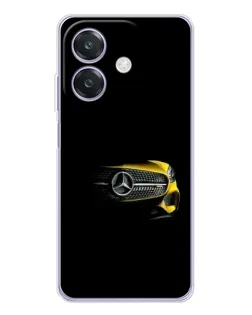 Чехол для OPPO A3 с картинкой «Mercedes — ретро стиль»