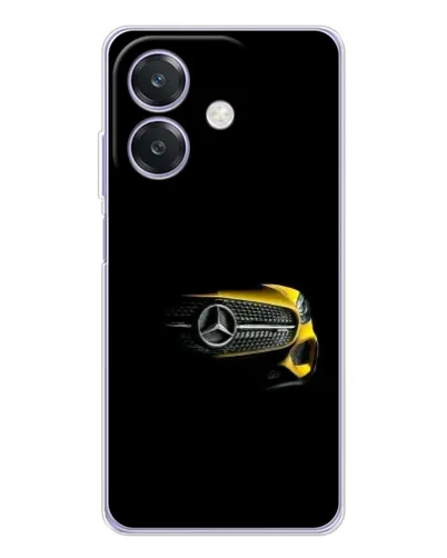 Чехол для OPPO A3 с картинкой «Mercedes — ретро стиль»