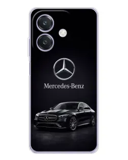 Чехол для OPPO A3 с картинкой «Mercedes — решетка радиатора»