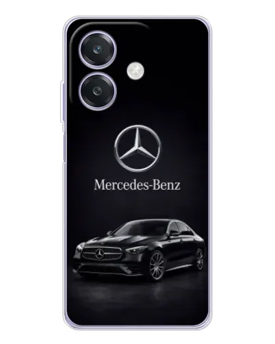 Чехол для OPPO A3 с картинкой «Mercedes — решетка радиатора»