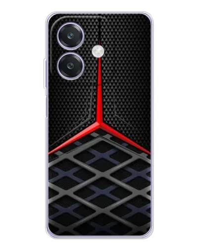 Чехол для OPPO A3 с картинкой «Mercedes Carbon Grid»